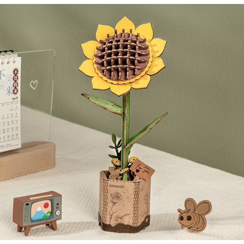 Cosplay Prop Building - Building Block Potted Flower Model DIY