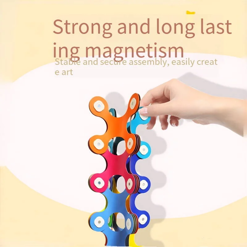 48Pcs Rainbow Magnetic Sheet K - Cosplay Prop Building ulasan dan harga