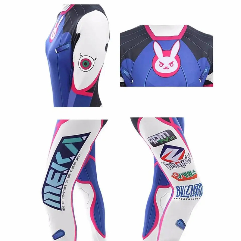 Anime Woman Jumpsuit Tights Dv - Dva Cosplay Prop ulasan dan harga