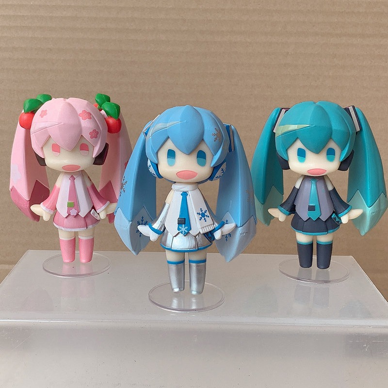 10CM Anime Figure Hatsune Miku - Cosplay Prop Building ulasan dan harga