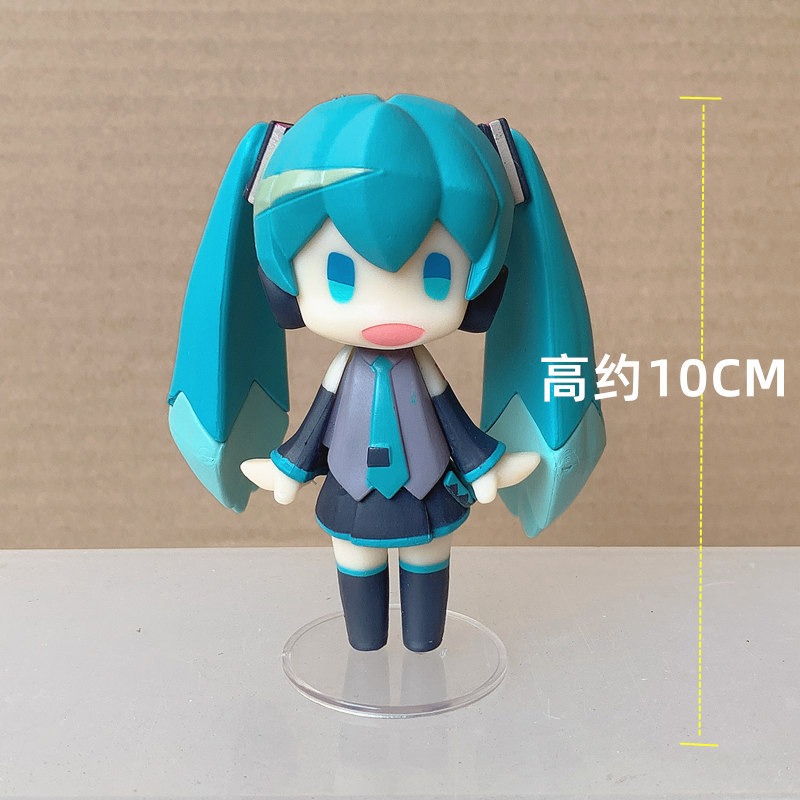 10CM Anime Figure Hatsune Miku - Cosplay Prop Building ulasan dan harga