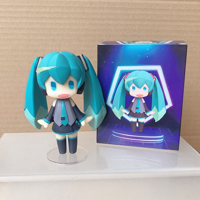 10CM Anime Figure Hatsune Miku - Cosplay Prop Building ulasan dan harga