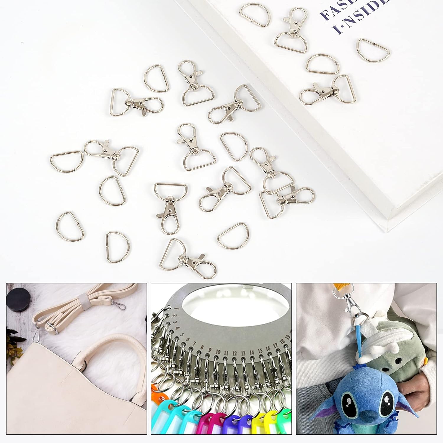 8/15/30 Set Snap Hooks Lanyard - D Ring Strap ulasan dan harga