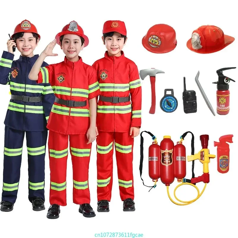 Children Firefighter Uniform S - Cosplay Prop Works ulasan dan harga