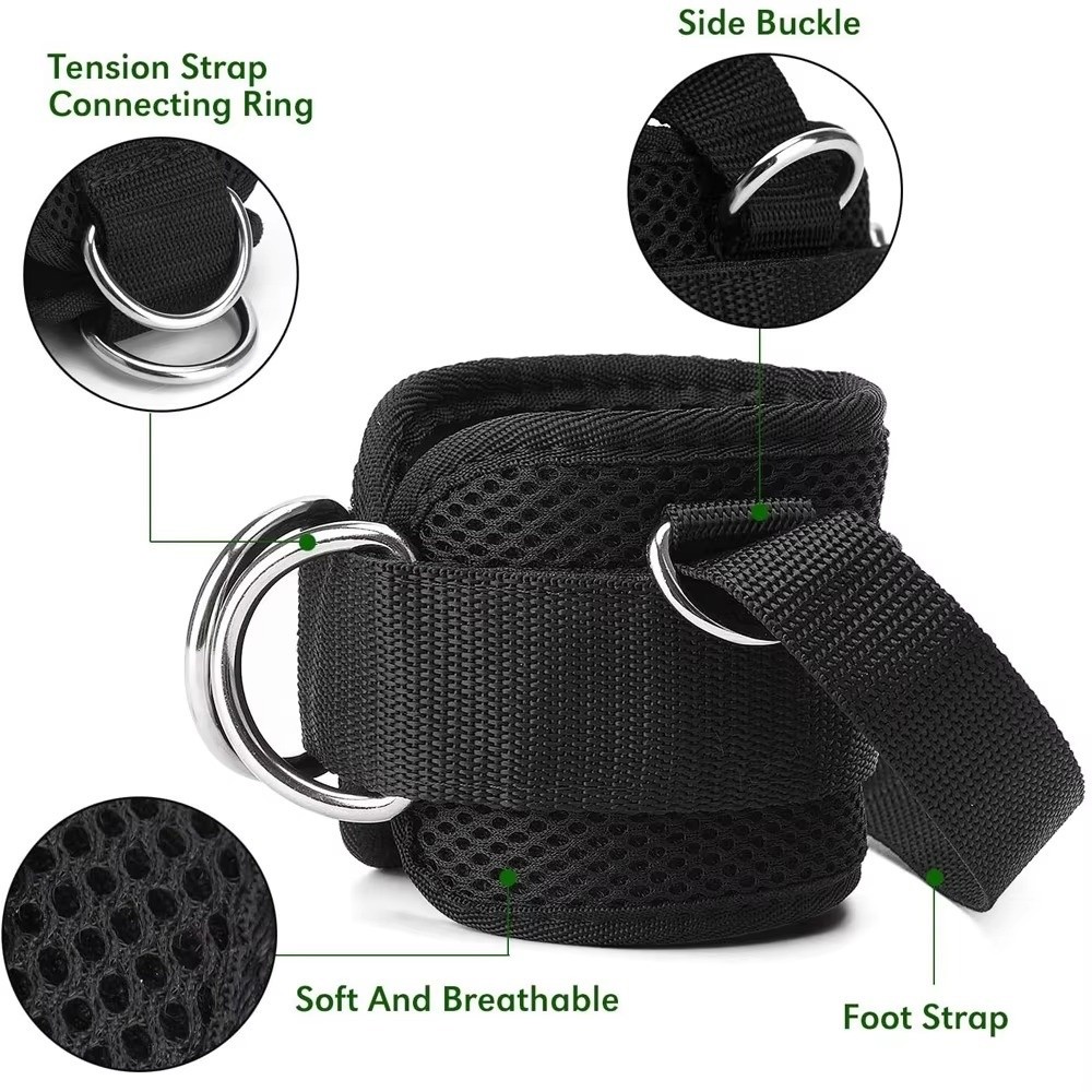 Double D-Ring Gym Ankle Straps - D Ring Strap ulasan dan harga