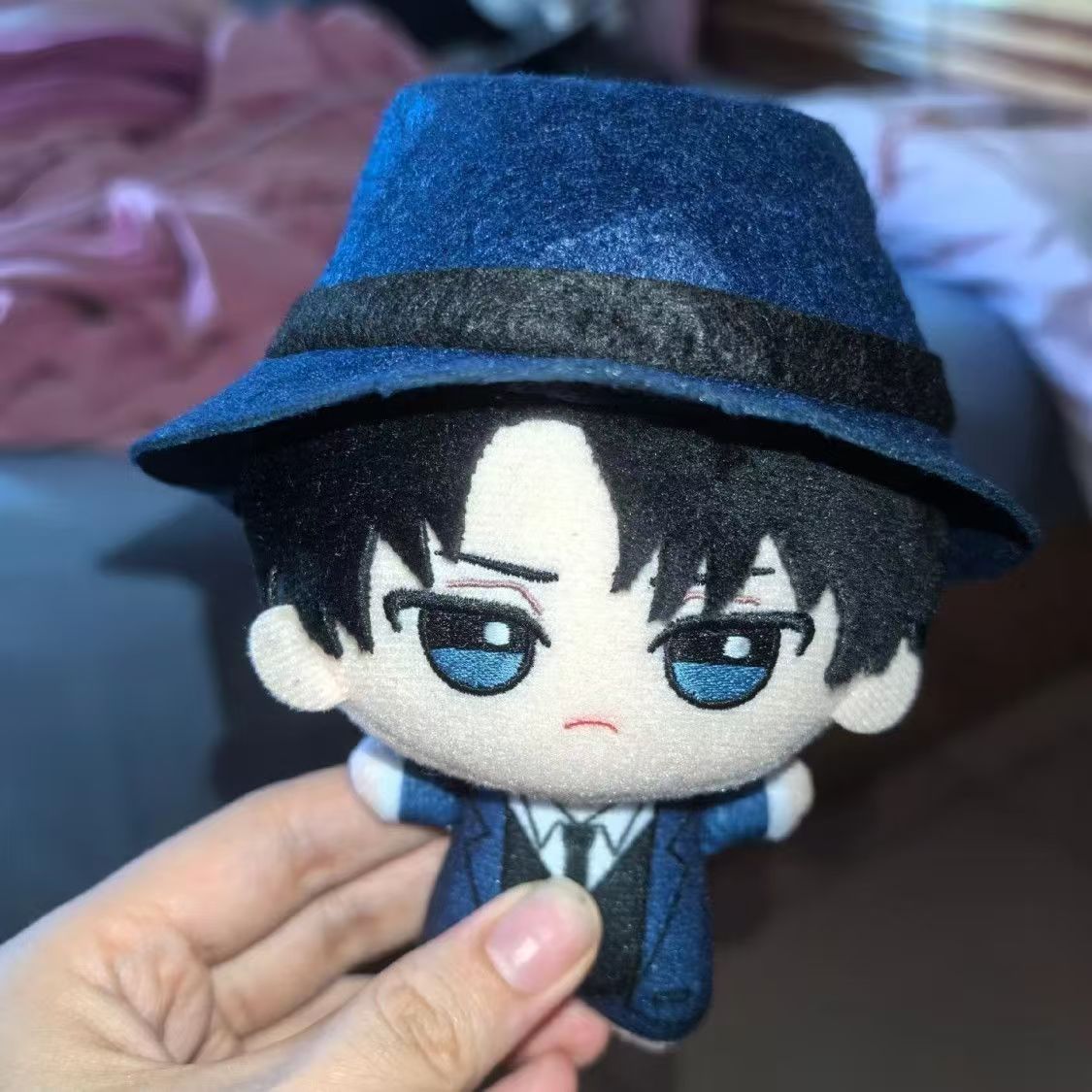 10cm Levi Ackerman Plushie Ani - Cosplay Plushie Prop ulasan dan harga
