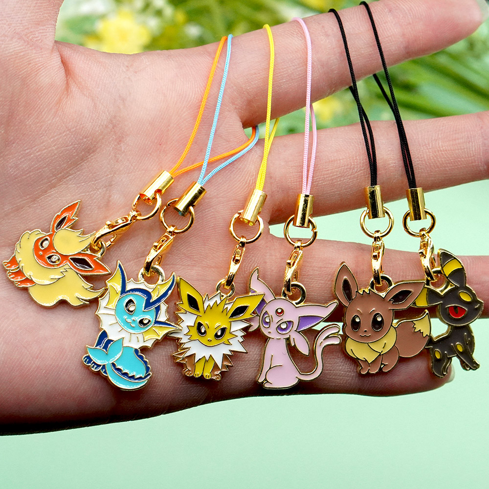 6Pcs Hot Anime Pokemon Eevee P - Evoker Cosplay Prop ulasan dan harga