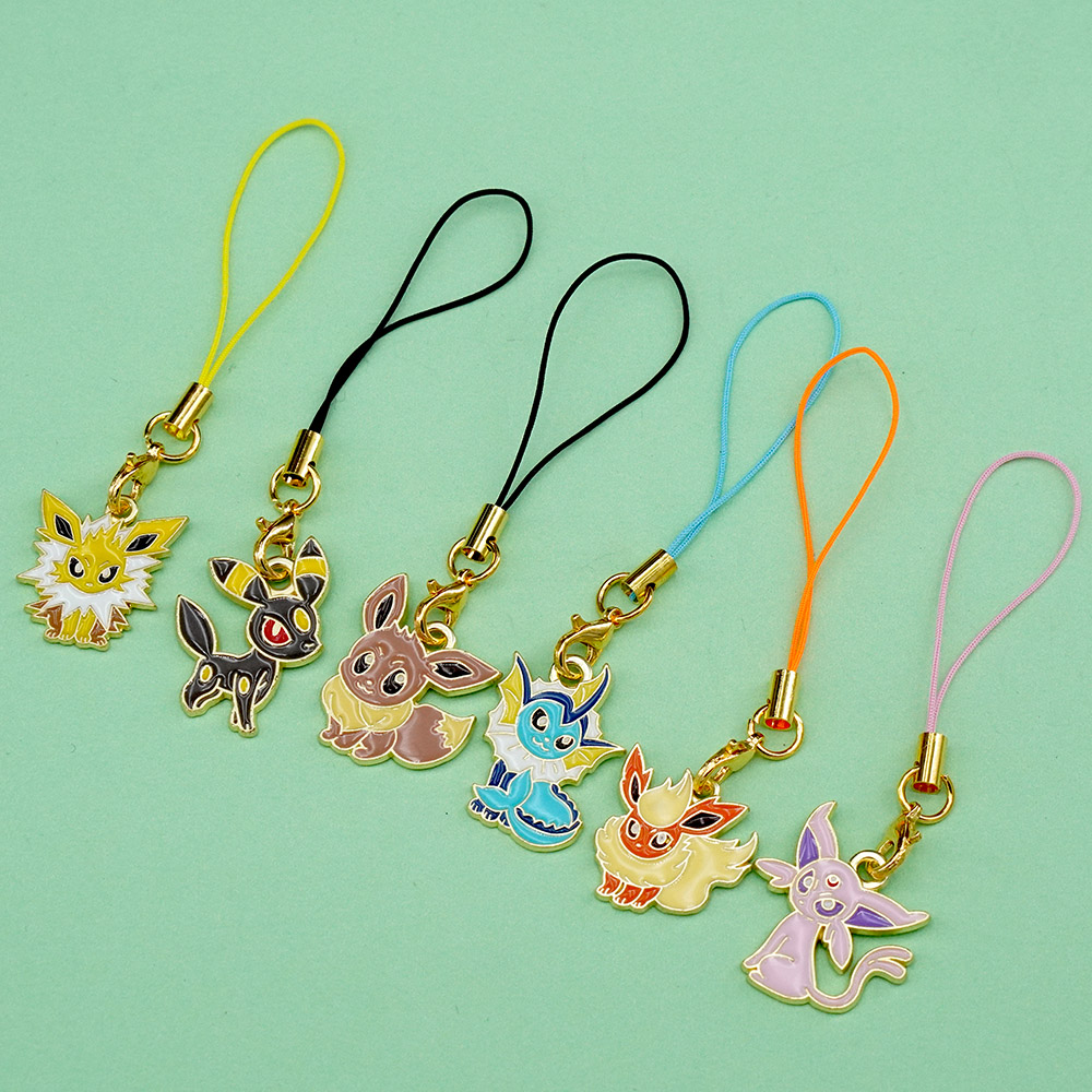 6Pcs Hot Anime Pokemon Eevee P - Evoker Cosplay Prop ulasan dan harga