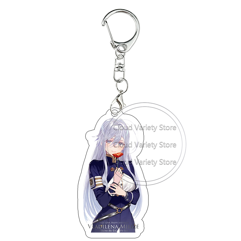 86 Eighty Six Acrylic Keychain - Cosplay Floating Prop ulasan dan harga