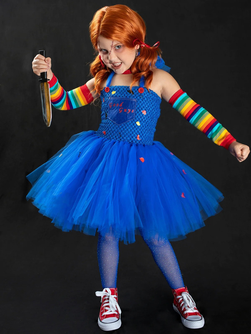 Girls Halloween Scary Doll Cos - Cosplay Floating Prop ulasan dan harga
