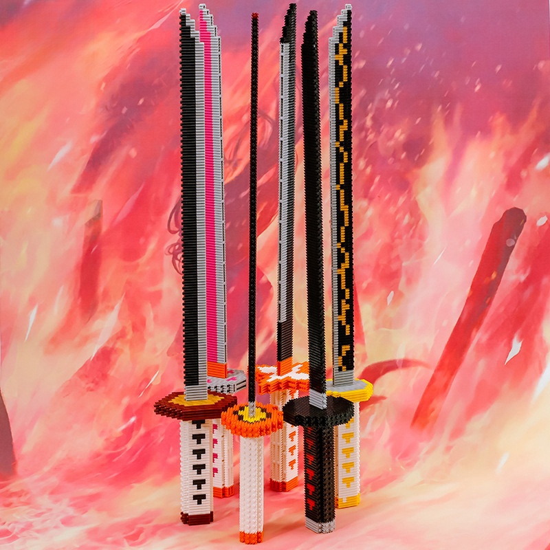 Real Demon Slayer Katana Splic - Cosplay Prop Building ulasan dan harga