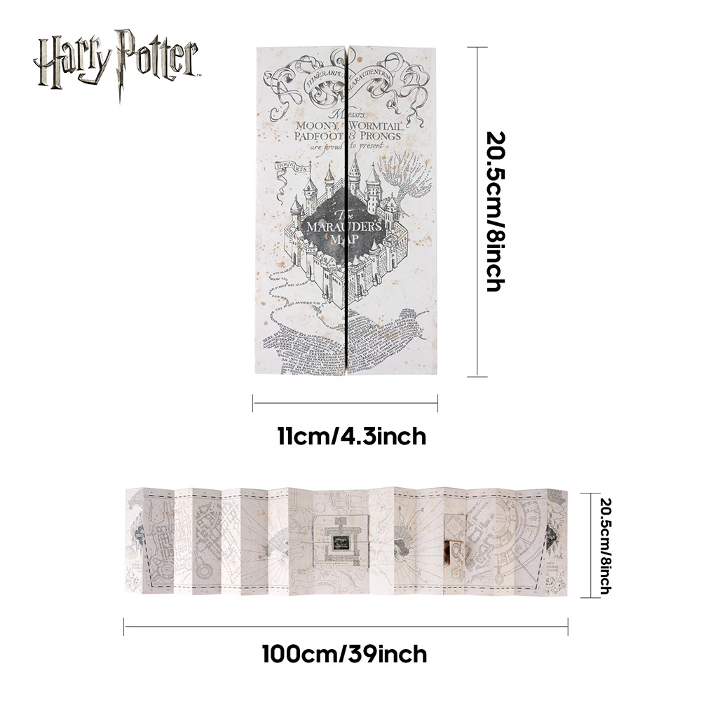 1PC Map Of The Marauder's Scho - Prop De Cosplay ulasan dan harga