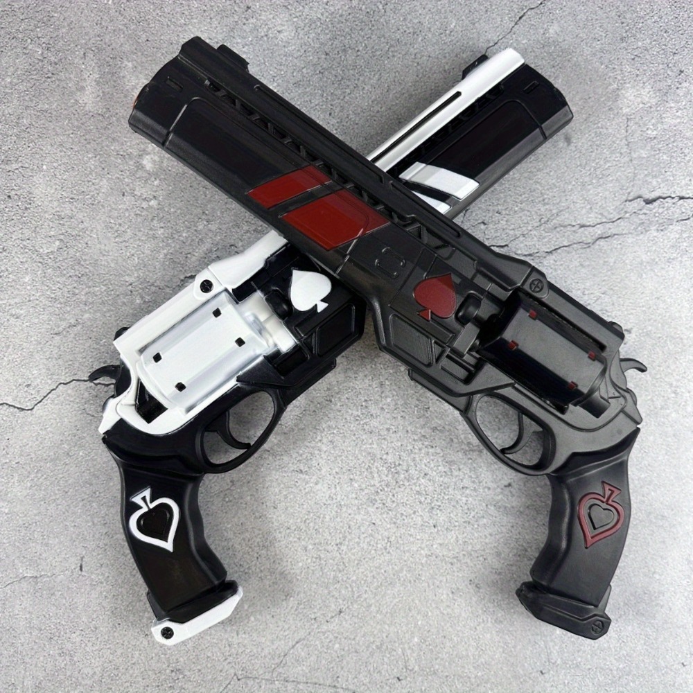 15inch PU Pistol Spades Gun Ka - Dva Cosplay Prop ulasan dan harga