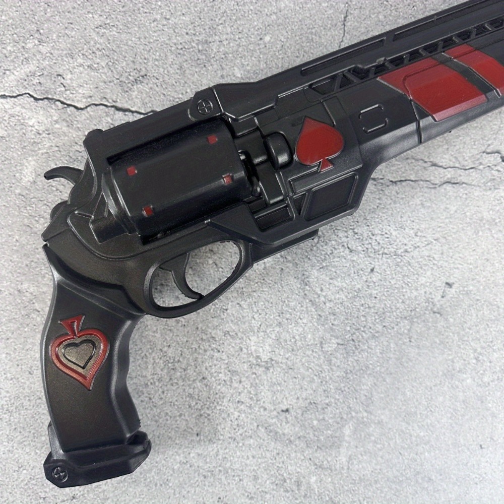 15inch PU Pistol Spades Gun Ka - Dva Cosplay Prop ulasan dan harga